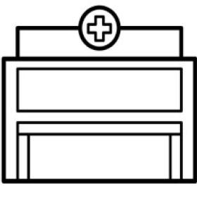 Icon of a hospital.